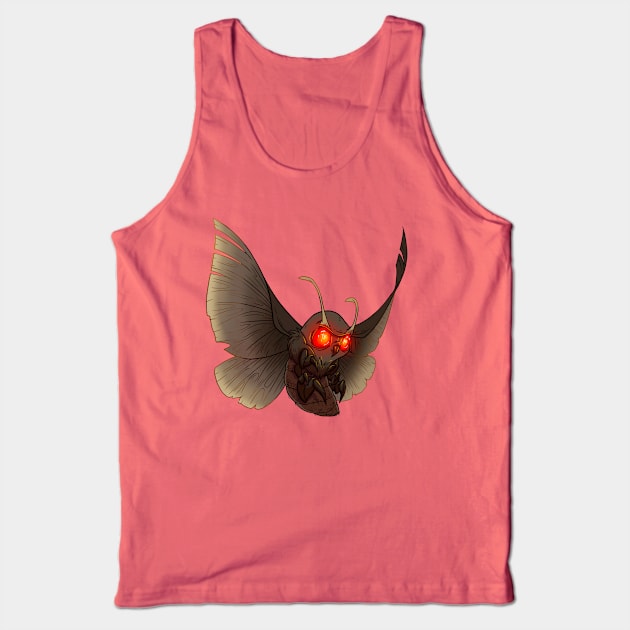 Cryptid Collection: Mothman Tank Top by FyreWriter